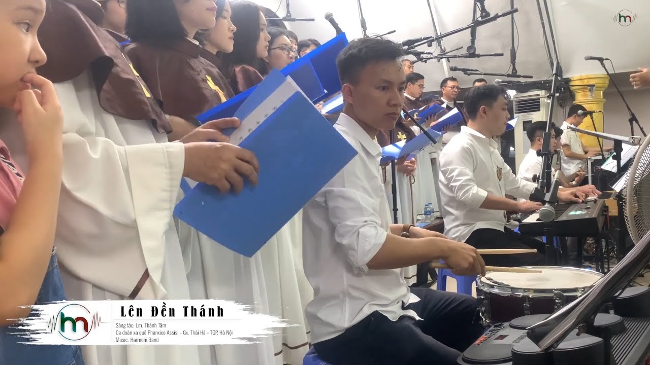 [Harmoni Band] LÊN ĐỀN THÁNH || St: Lm. Thành Tâm || Ca đoàn Phanxico Assisi Gx. Thái Hà