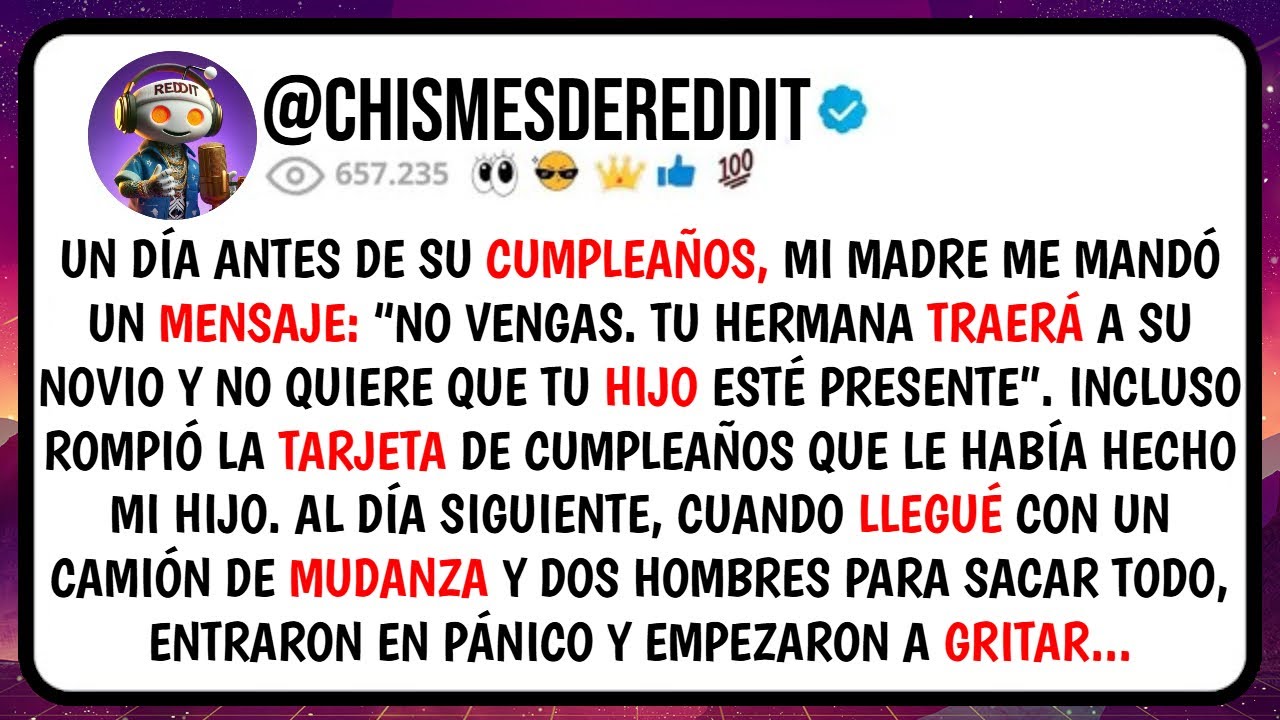 Un Día Antes de su CUMPLEAÑOS, Mi Madre me Mandó un MENSAJE: 