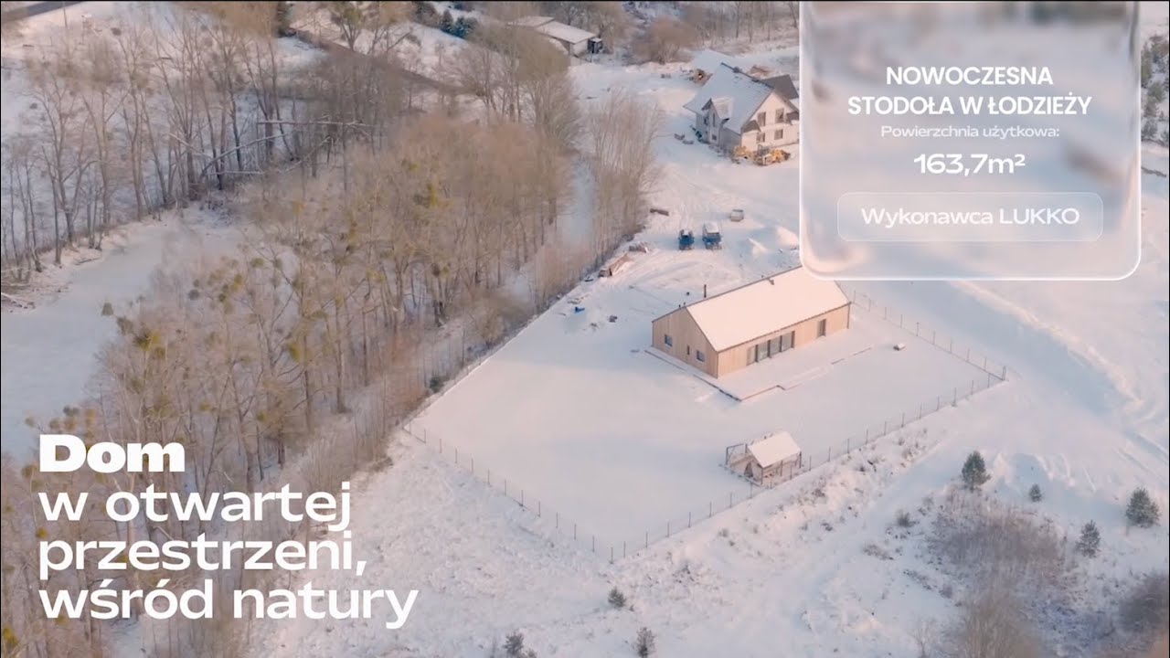 DOMY LUKKO - Nowoczesna stodoła w Łodzieży