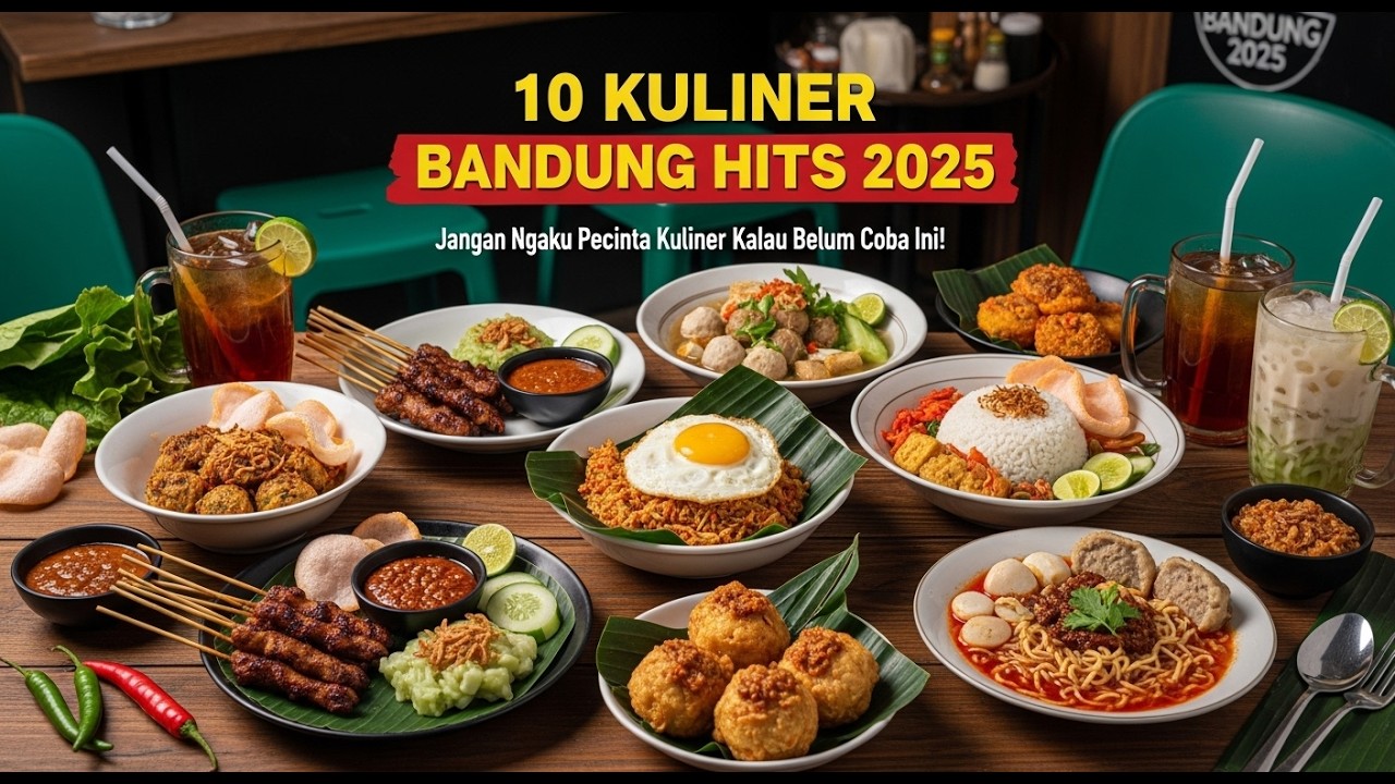 Jangan Ngaku Pecinta Kuliner Jika Blm Coba Tempat Makan Ini, 10 Kuliner Bandung yang Lagi Hits 2025