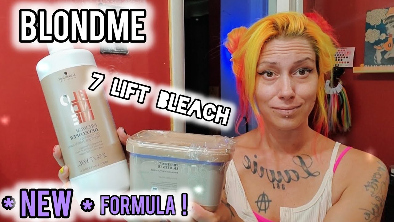 BLONDME SCHWARZKOPF Precision 7 Lift BLEACH on DARK to LIGHT HAIR with 3 DEVELOPERS!