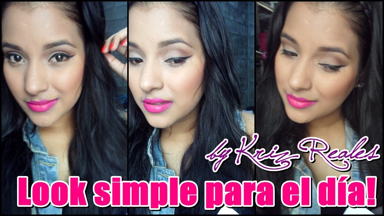 Ojos neutrales + labial de infarto! Un look apropiado para el d&iacute;a