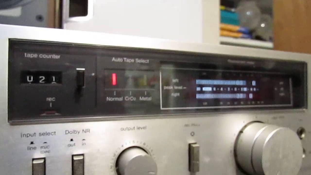 TECHNICS CASSETTE TAPE DECK RECORDER RS-M225