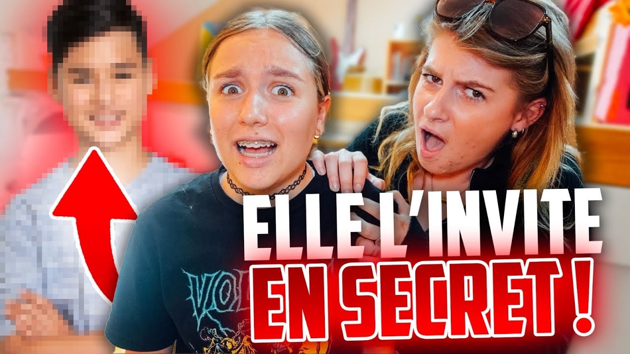 LILY INVITE UN AMI EN SECRET ! IL FAUT LE VIRER ! - PINK LILY