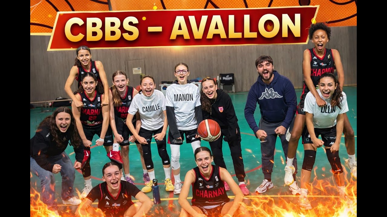 CBBS-AVALLON basketball championnat U15 région Bourgogne Franche-Comté Charnay Basket Bourgogne Sud