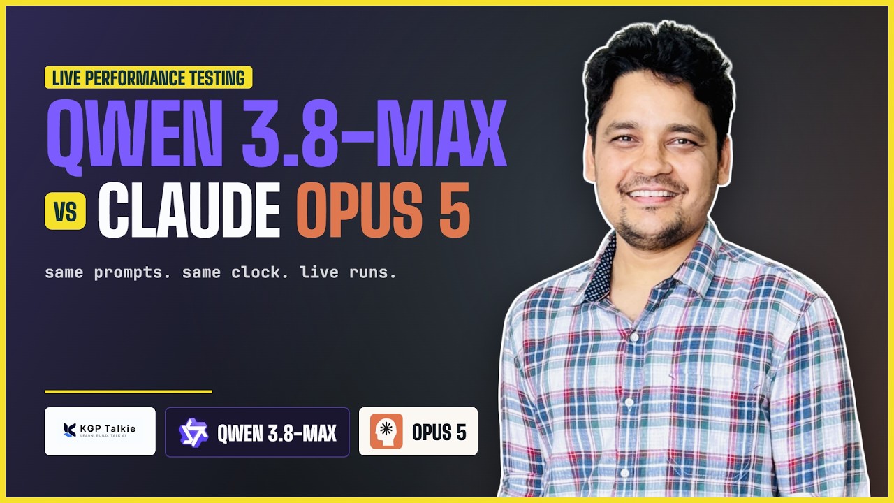 Qwen 3.8 Max vs Claude Opus 5 - Speed, Cost and Coding Tested