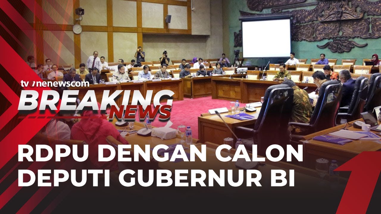 [BREAKING NEWS] Komisi XI RDPU dengan Calon Deputi Gubernur Bank Indonesia | tvOnenewscom