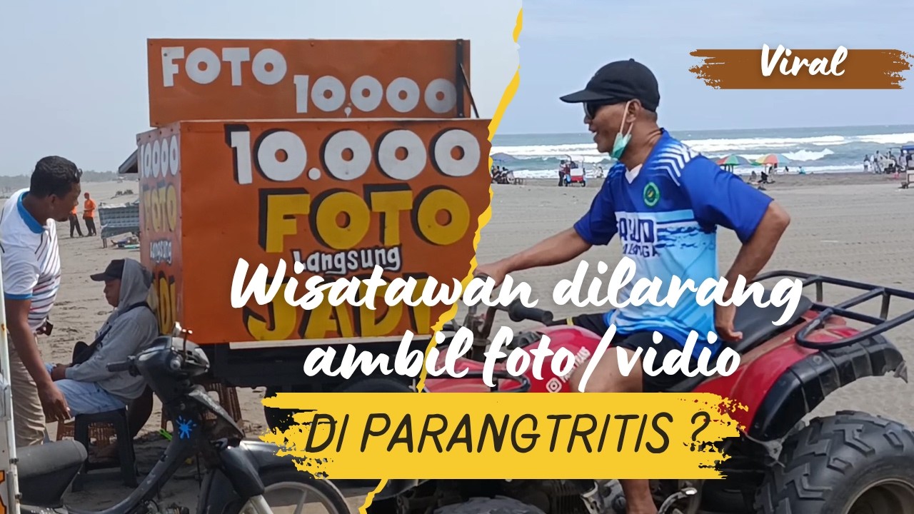 PANTAI PARANGTRITIS JOGJA SAAT HARI KERJA