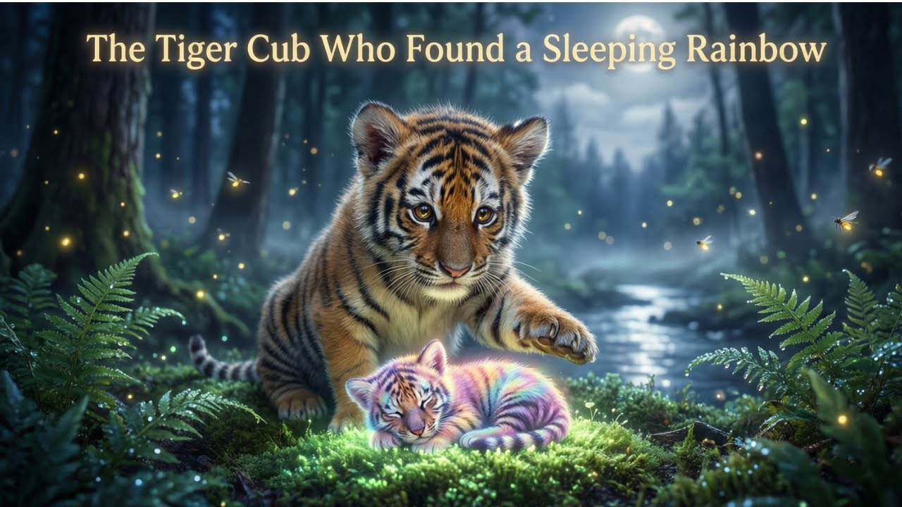 Сказка на ночь для детей: Тигриный тигренок и спящая радуга | Bedtime Dreamy Paws