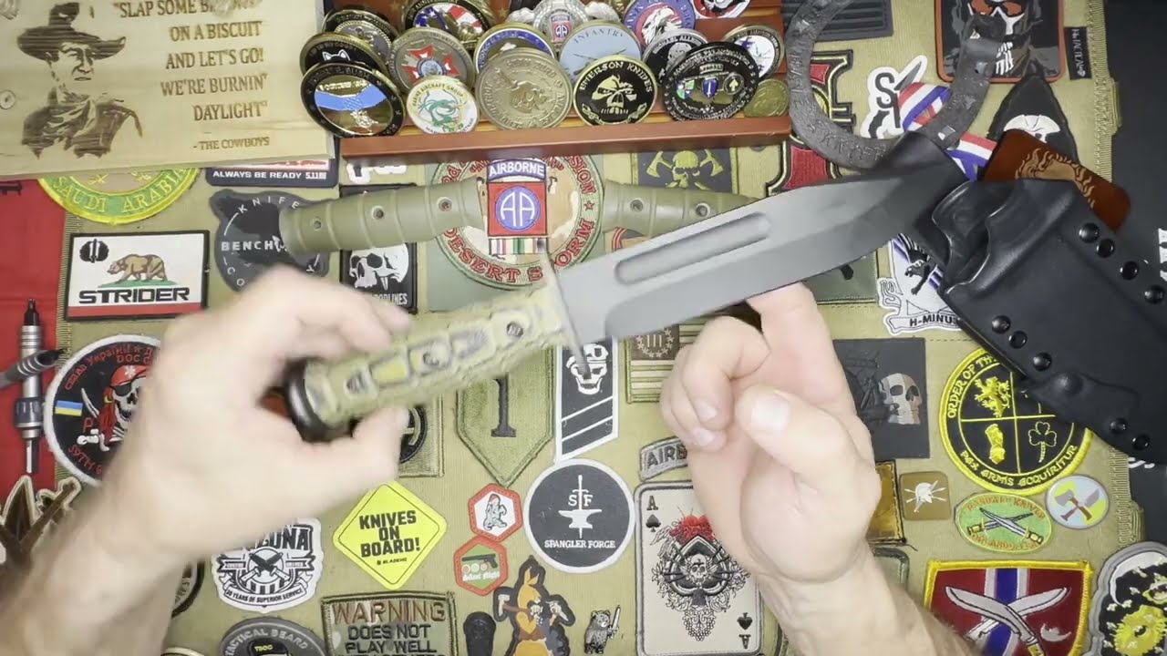 Проект сменной рукояти Medford Knife & Tool USMC Fighter™/Carrol’s Custom Scales