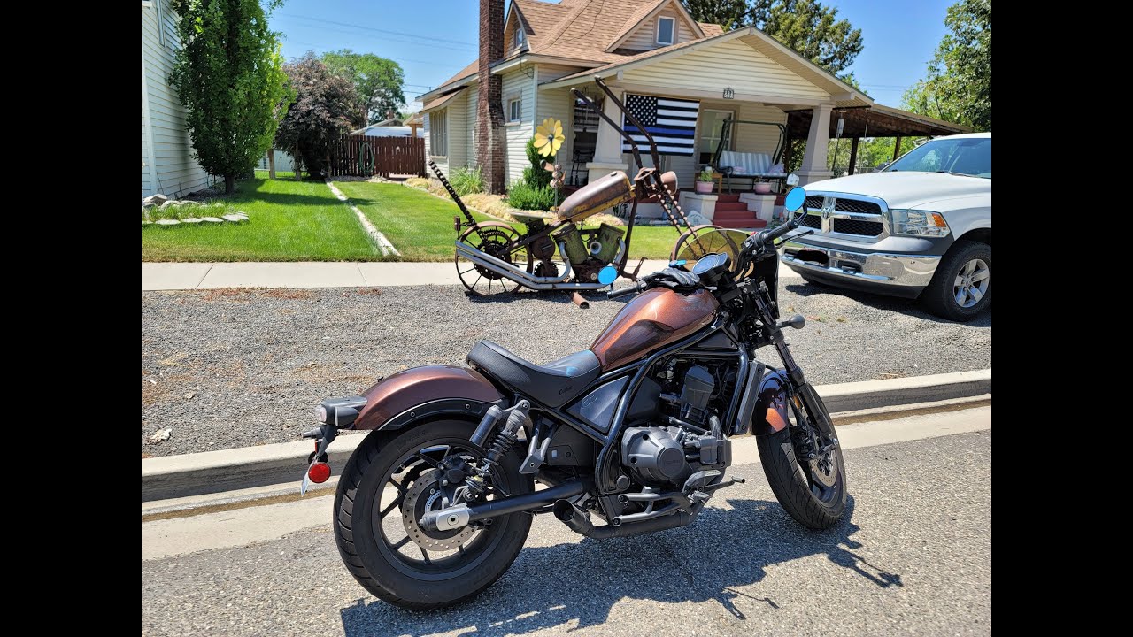 Testing out the new seat | Rebel 1100 DCT