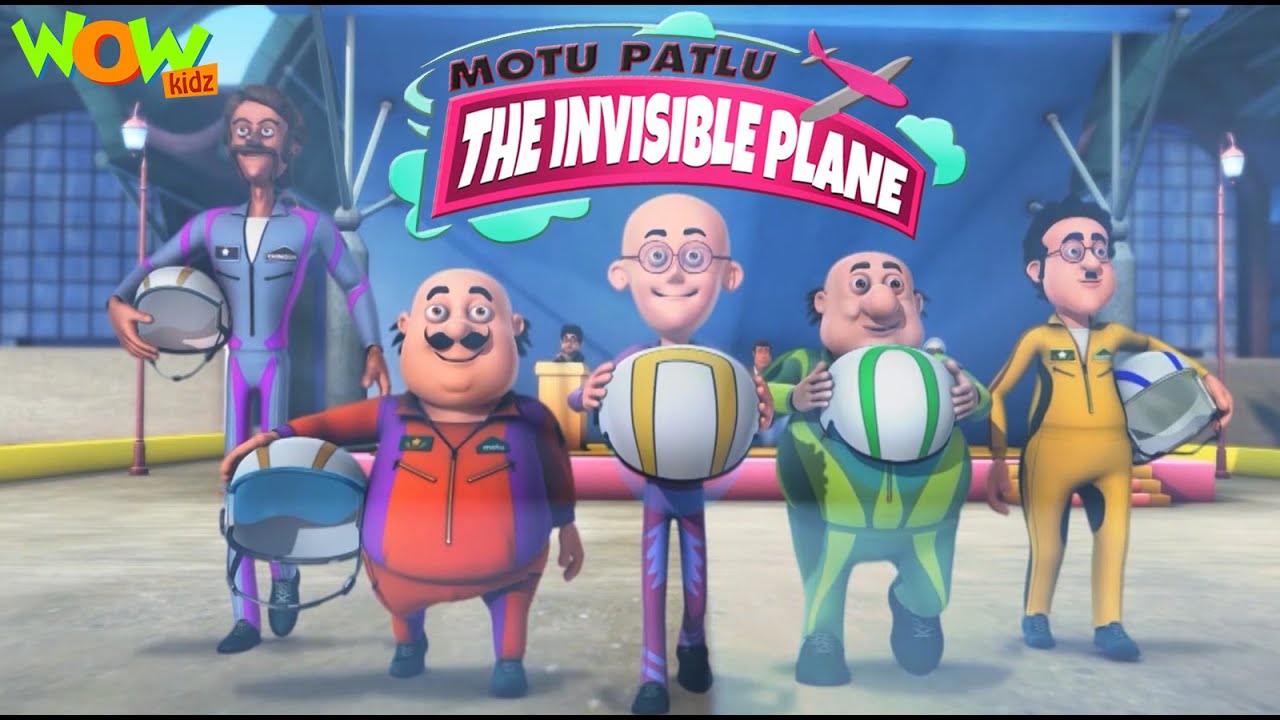 MOTU PATLU movies for KIDS  | The Invisible Plane | Full Movie | Wow Kidz