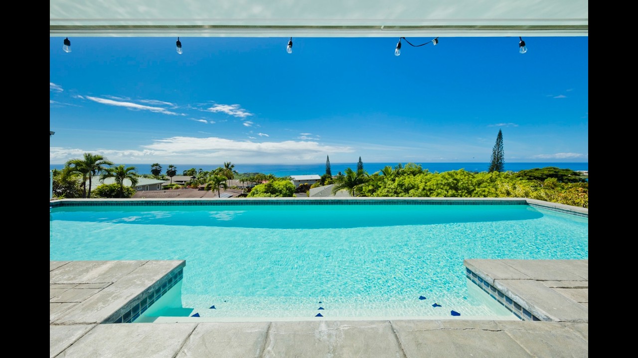 Kona Phil’s House 🌴 Pool & Panoramic Ocean View | Big Island Hawaii Vacation Rental