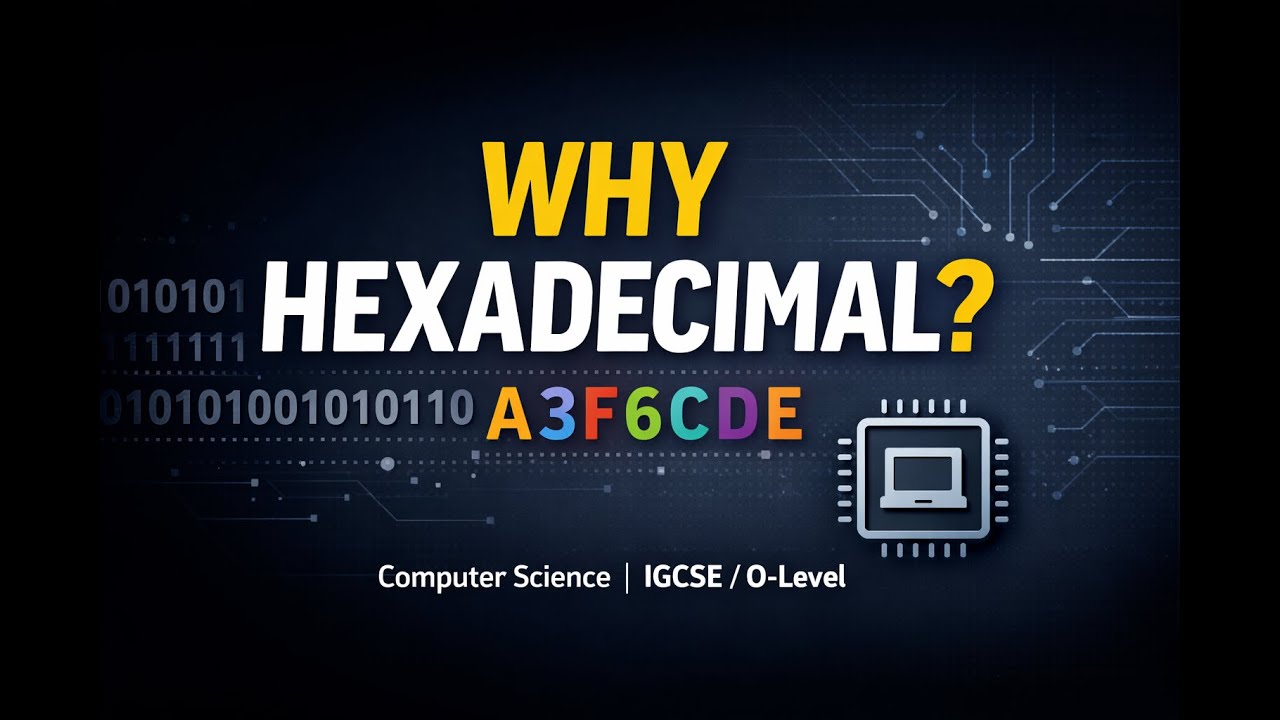 USES OF HEXADECIMAL NUMBER SYSTEM | Computer Science 0478 | 2210 | 9618