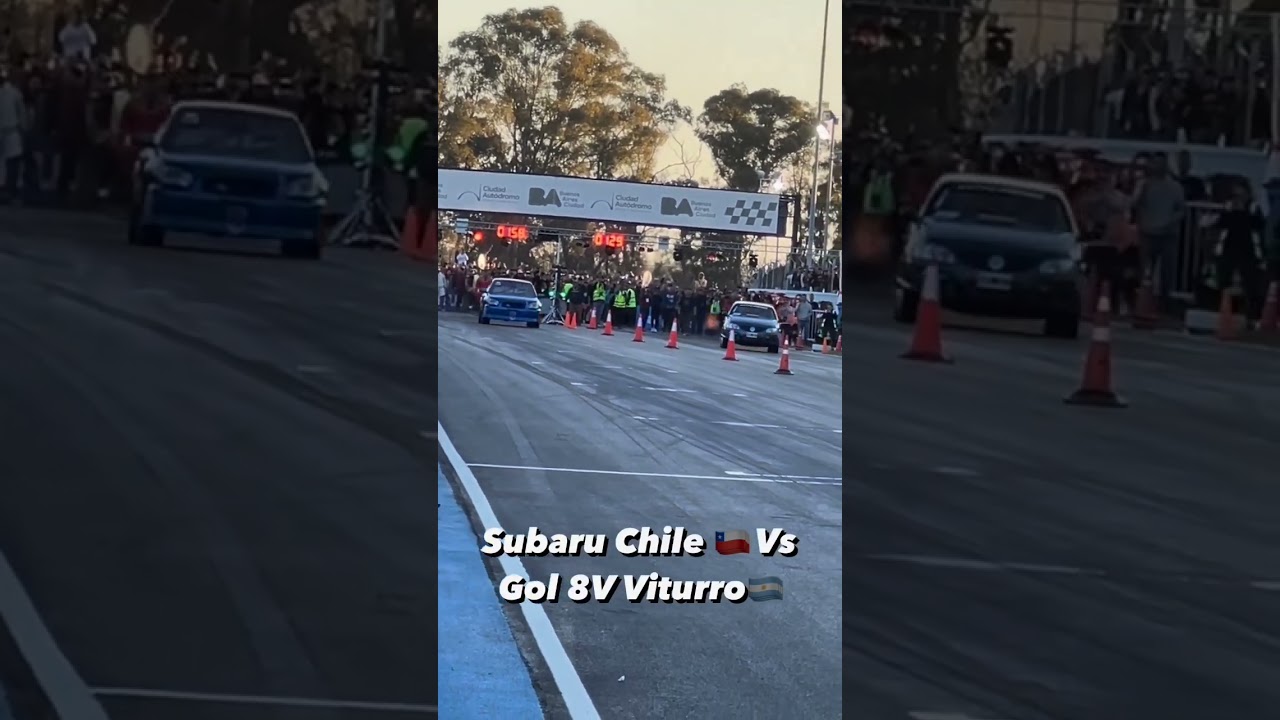 NICO VITURRO GOL G4 8v 🇦🇷vs SUBARU 16v TURBO 🇨🇱 RECORD DE VITURRO - CHILE vs ARGENTINA 