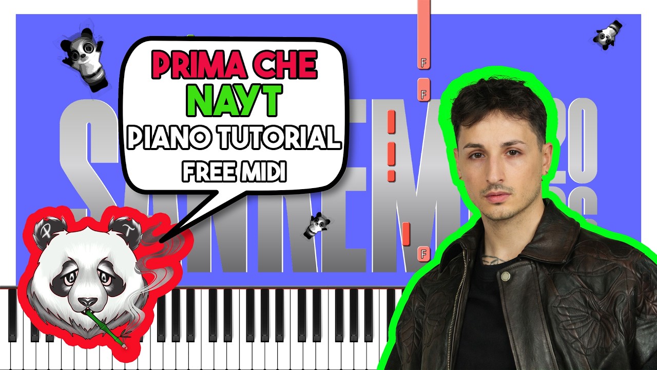 NAYT - PRIMA CHE - SANREMO 2026 Piano Tutorial