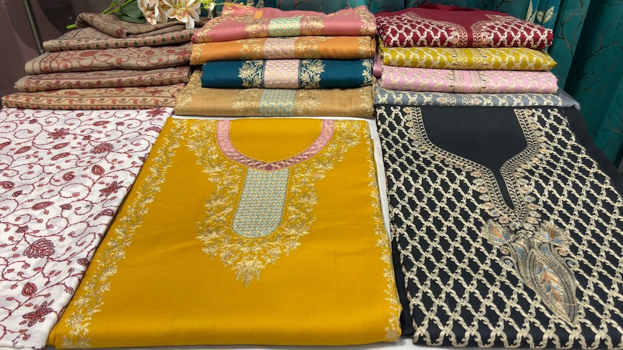 02-Dec-2025 | Winters Woolen Fine Embroidery Suits & Shawls | WhatsApp to Order: +91-7051012285