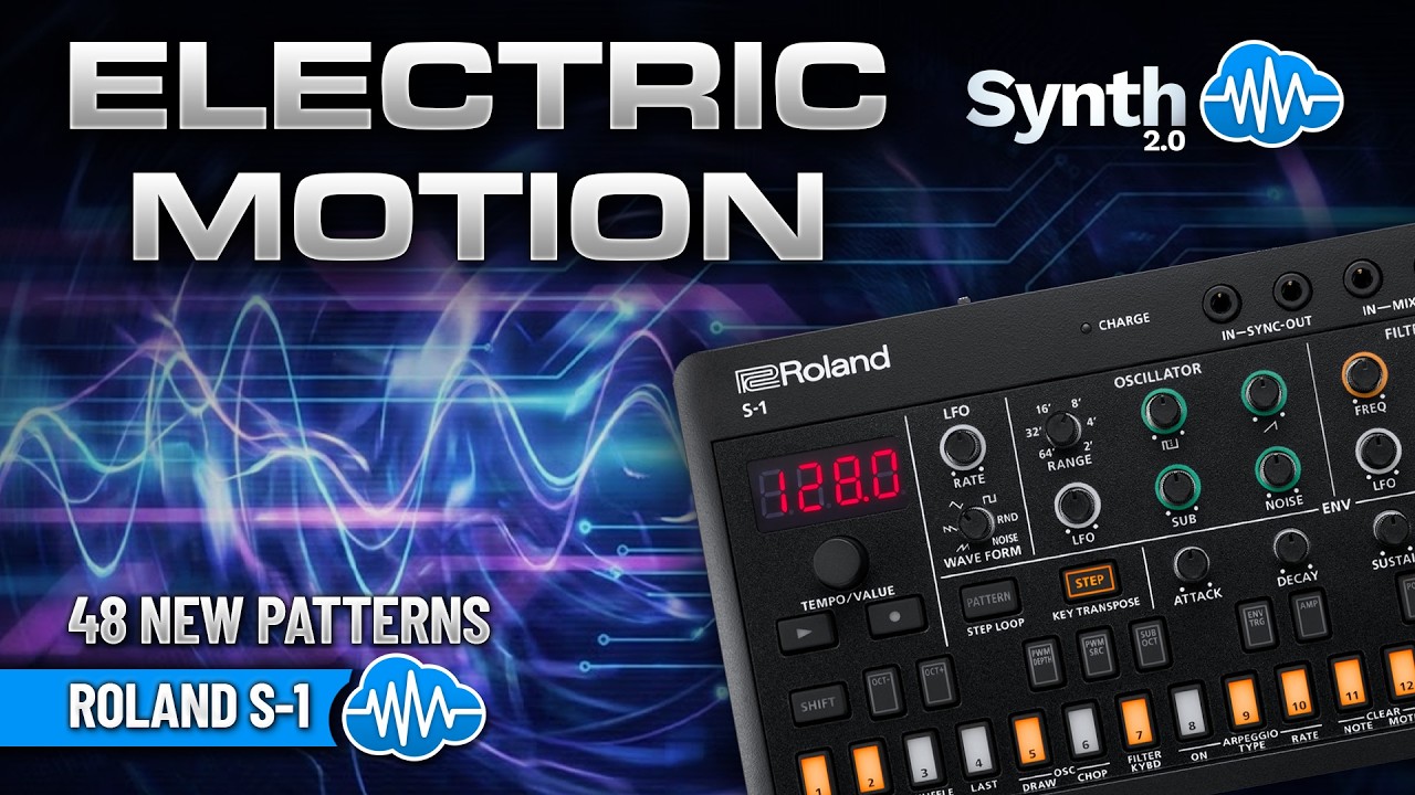 ROLAND S-1 ♫ 48 пользовательских паттернов ► ELECTRIC MOTION