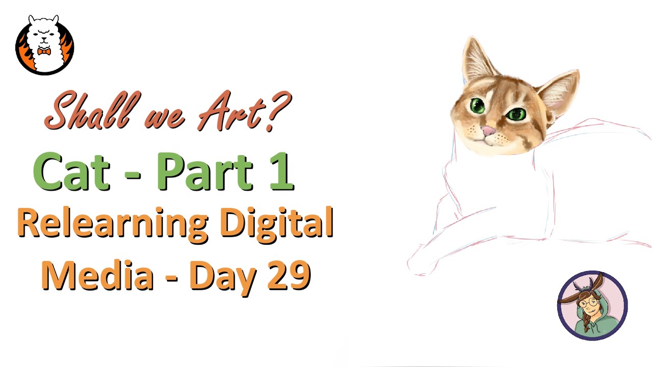 Shall we Art? | Cat - Part 1 (Relearning Digital Media - Day 29)