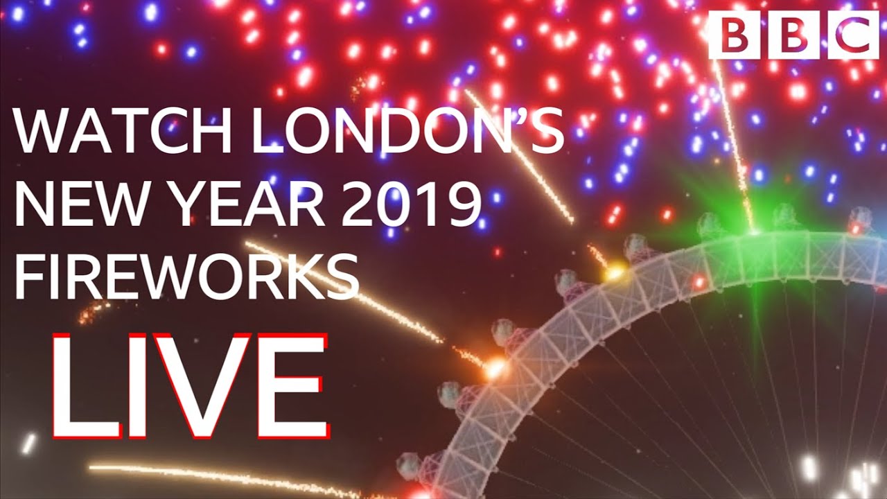 London New Year's Eve Fireworks 2019 - recreated (original)