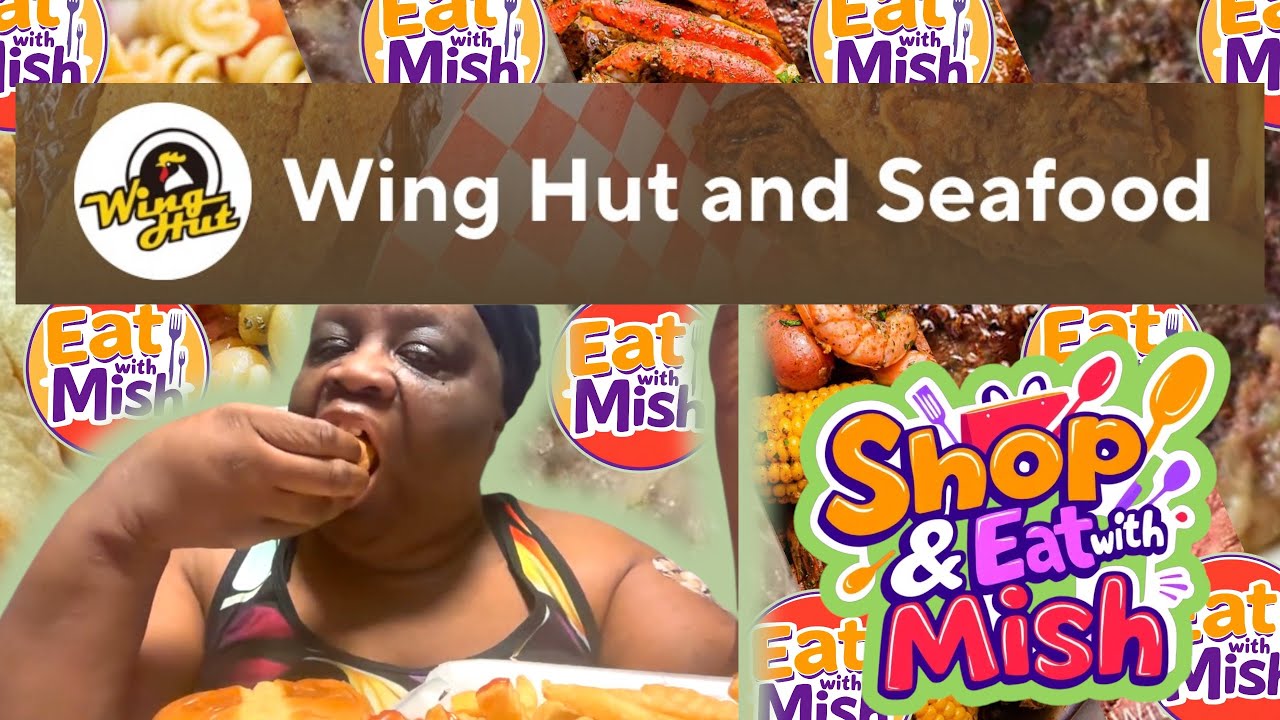 WING HUT AND SEAFOOD MCDONOUGH GA - MUCKBANG #foodie #tastetest #mukbang