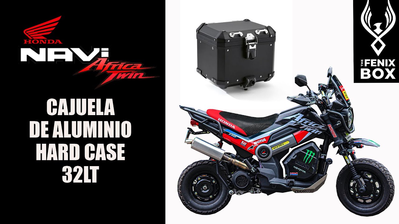 HONDA NAVI 2022 | NAVI AFRICA TWIN - CAJUELA DE ALUMINIO - THE FENIX BOX TOP CASE - RESEÑA COMPLETA