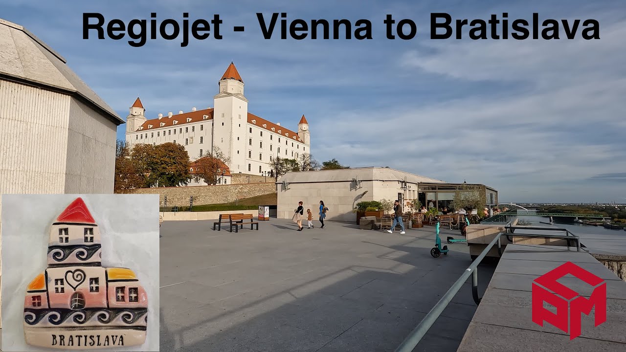 Regiojet bus from Vienna to Bratislava