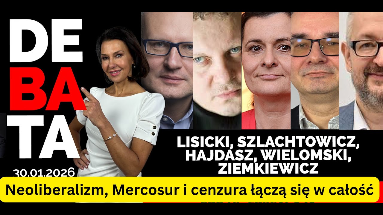 Neoliberalizm, Mercosur i cenzura łączą się w całość - debata z udziałem prof. Adama Wielomskiego