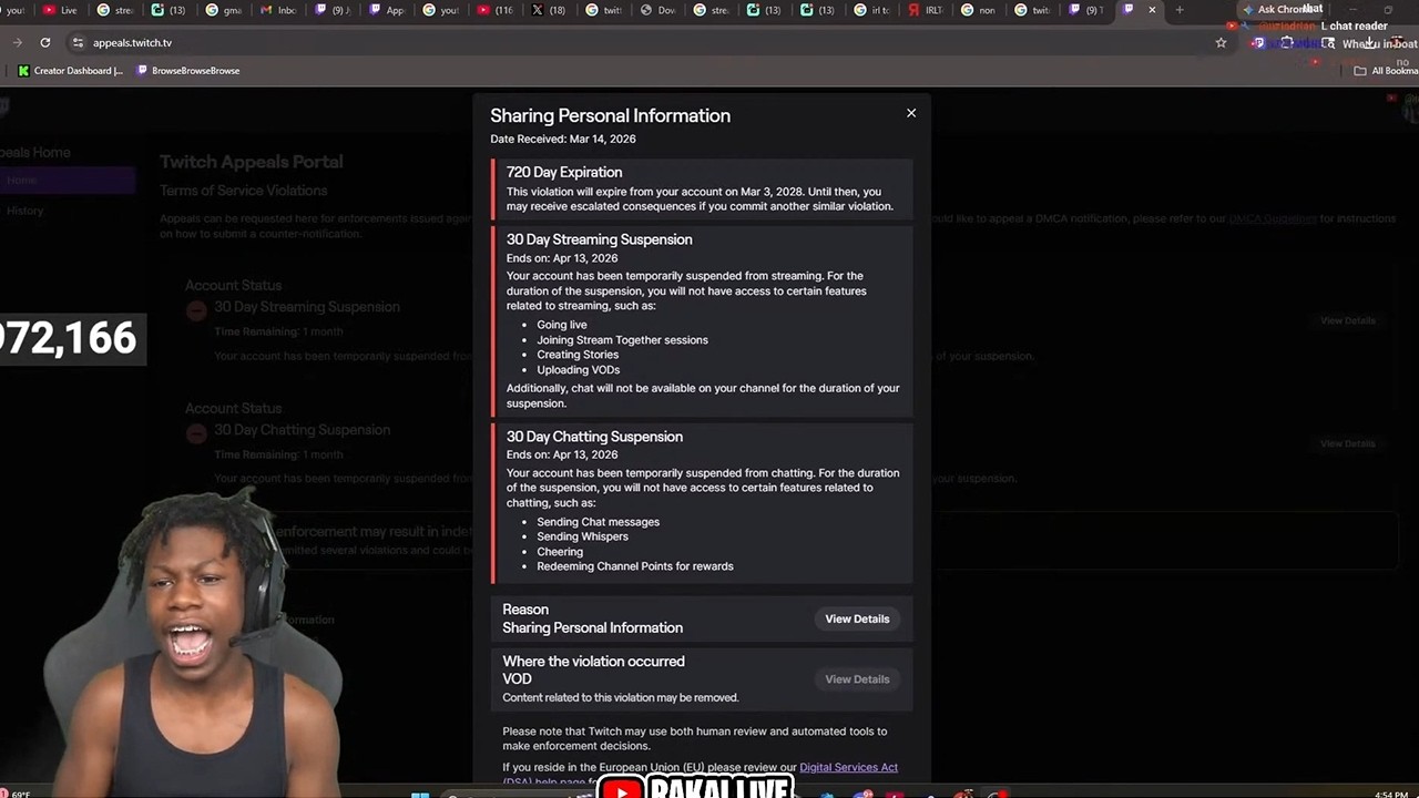 BANNED ON TWITCH