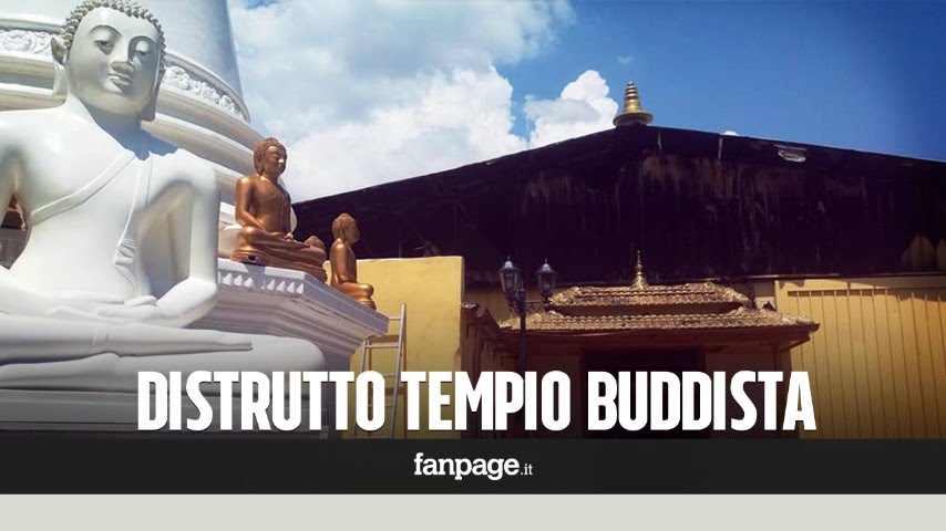 Napoli, distrutto tempio buddista pi&ugrave; grande d'Europa. Appello al Comune: 