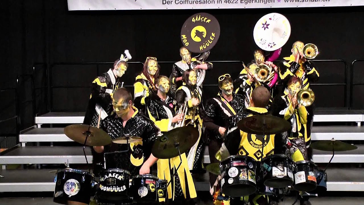 G&auml;&auml;ser Mooh&uuml;&uuml;ler bei der Guggen Schweizermeisterschaft 2014