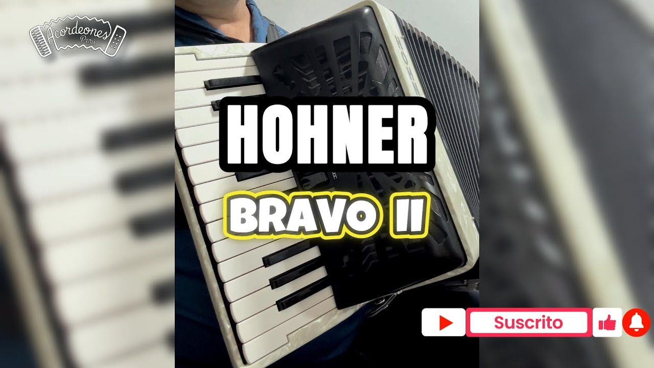 ACORDEON HOHNER BRAVO II CUMBIA PERUANA