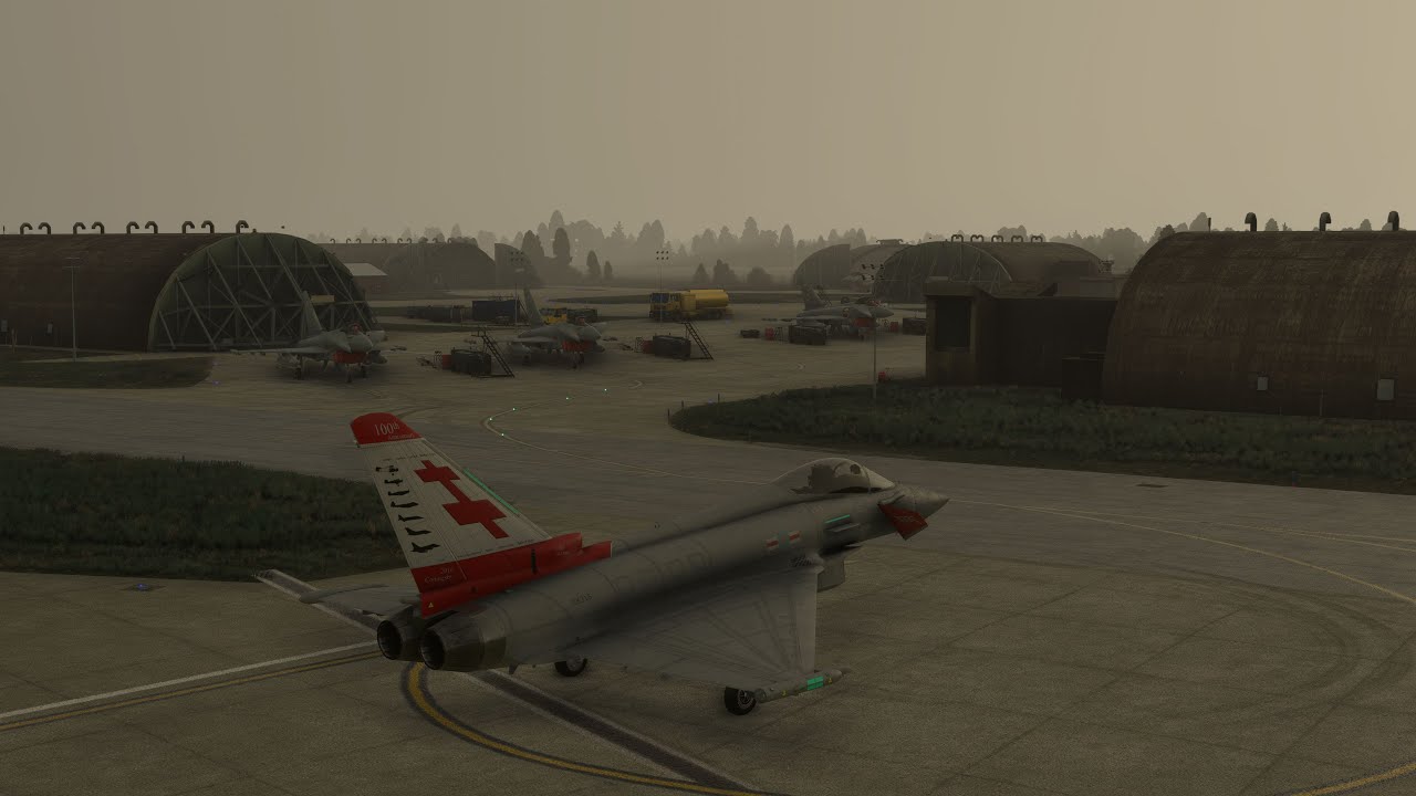 CJ Simulations Typhoon  IFR/VOR/TACAN Demonstration with ILS/AWLS Landing