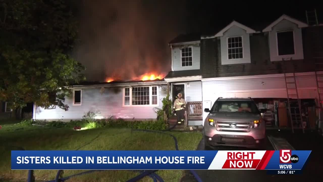 Sisters die after fire at home in Bellingham, Massachusetts