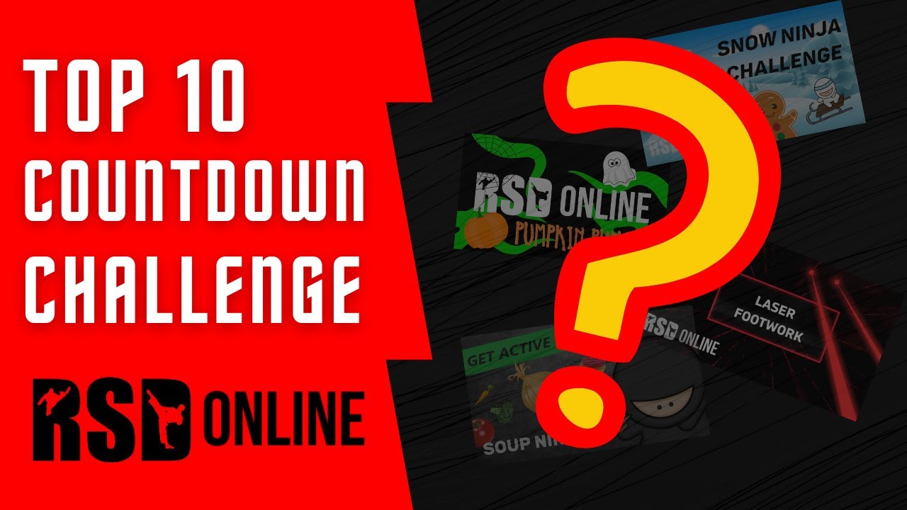 Top Ten Countdown 2020 - RSD Online Virtual Fitness Workout (Get Active Games)