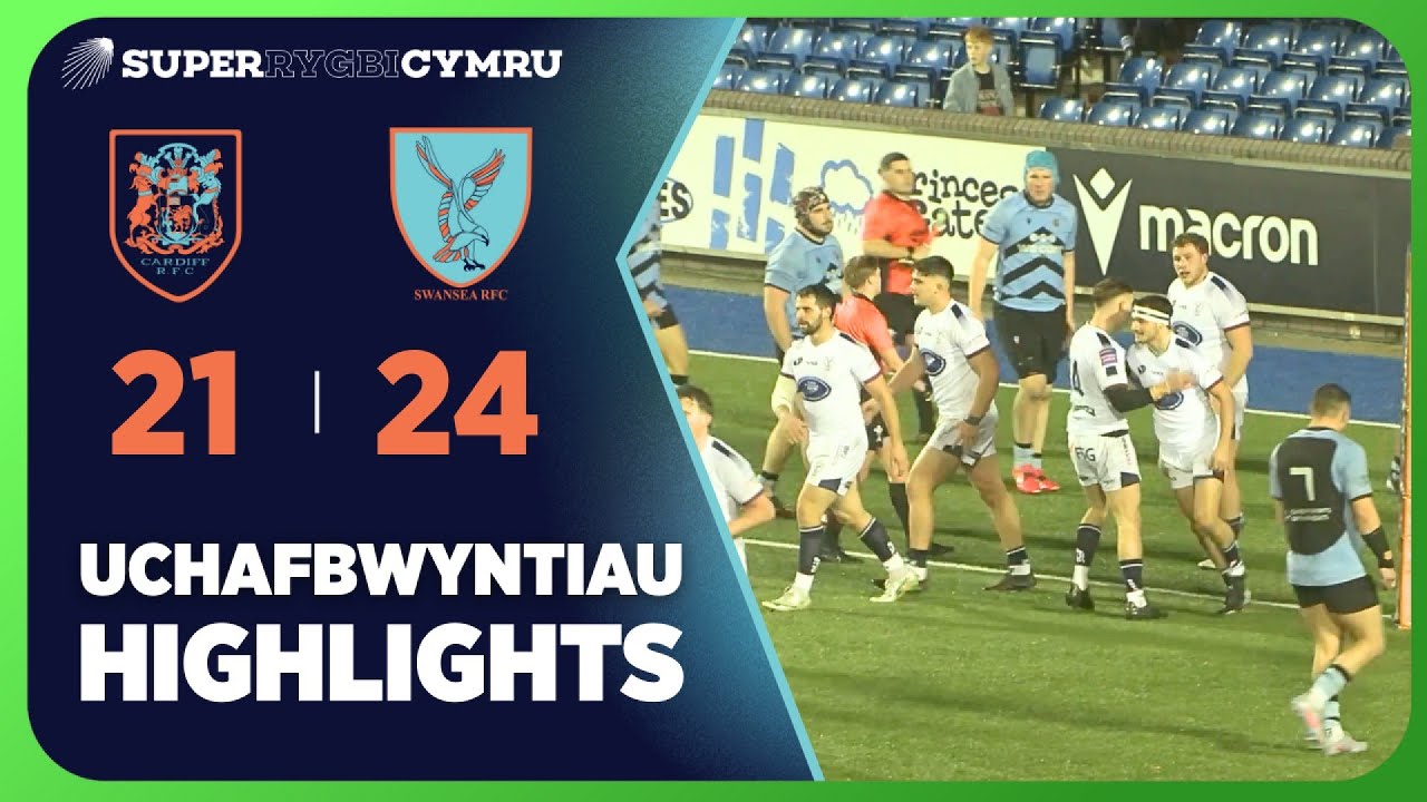 Uchafbwyntiau Caerdydd v Abertawe | Cardiff v Swansea Highlights | Super Rygbi Cymru | S4C
