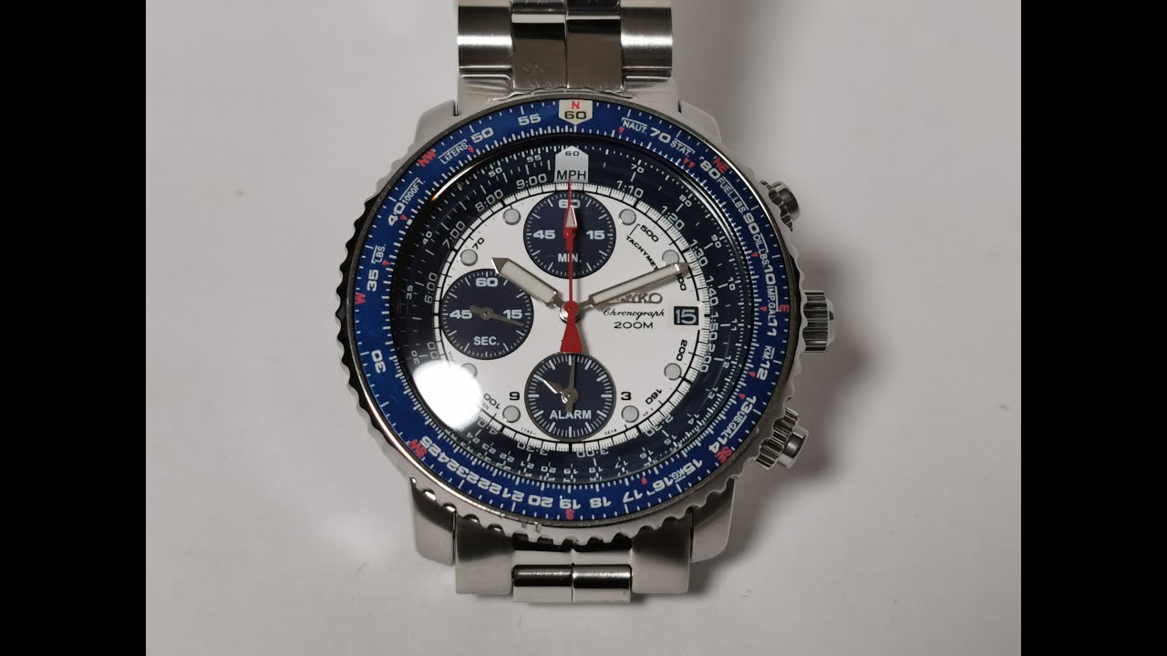 EXC Seiko Auth. Store Overhauled Flightmaster SNA413P1 7T62-0EB0 Pilot Watch | rarara-japan