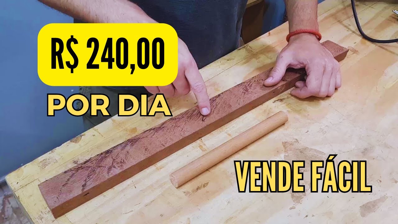 COMO GANHAR DINHEIRO COM MARCENARIA! F&Aacute;CIL DE FAZER E DE VENDER | S&Oacute; FERRAMENTA SIMPLES