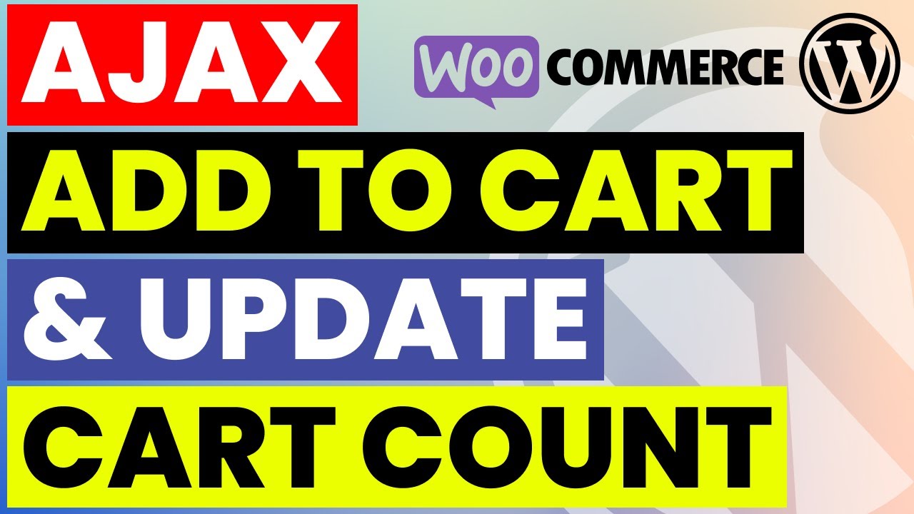 WooCommerce Ajax Add to Cart | Update Cart Count Dynamically Everywhere
