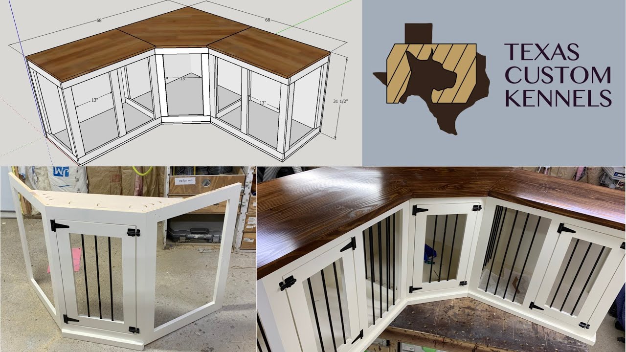 How to Assemble - Corner Dog Kennel Furniture