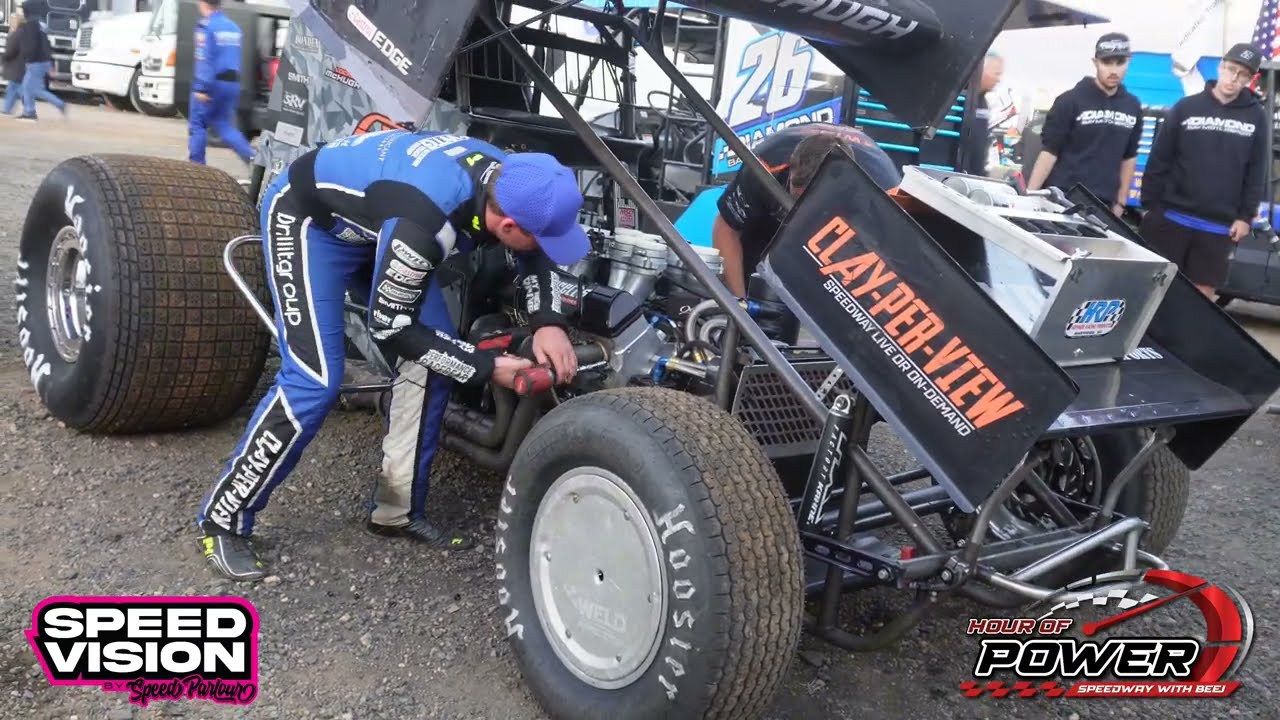 Lachlan McHugh Sprintcar engine change