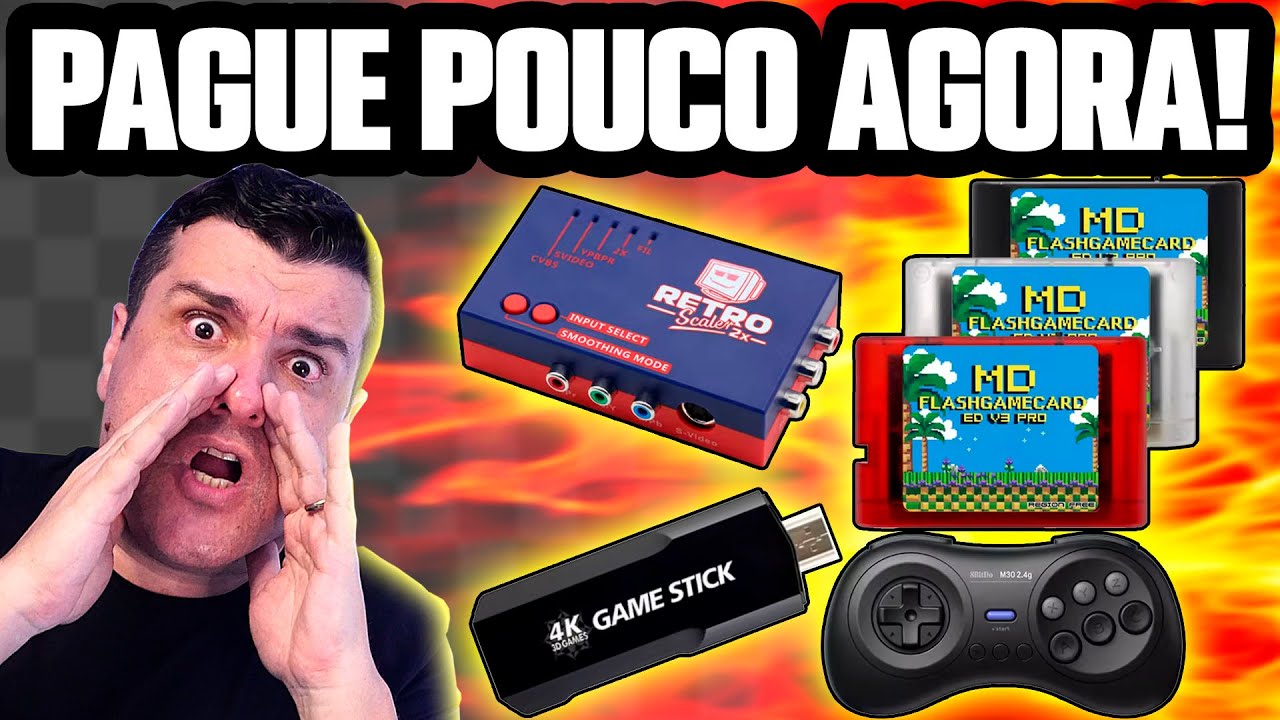 SE PERDER, DEU MOLE! BLACK FRIDAY RETROGAME DE VERDADE com ITENS MUITO BONS E BARATOS!