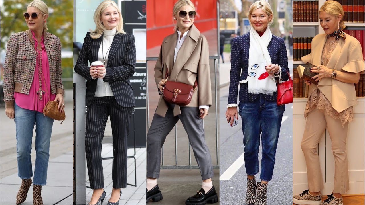 Natural Older Women OVER 50  | NewTrends Fashion For Women |winter/winter ☃️ ❄️ FallFashion 2026