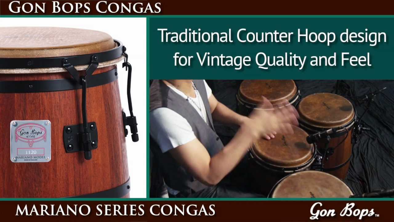 Gon Bops Mariano Series Congas Demo