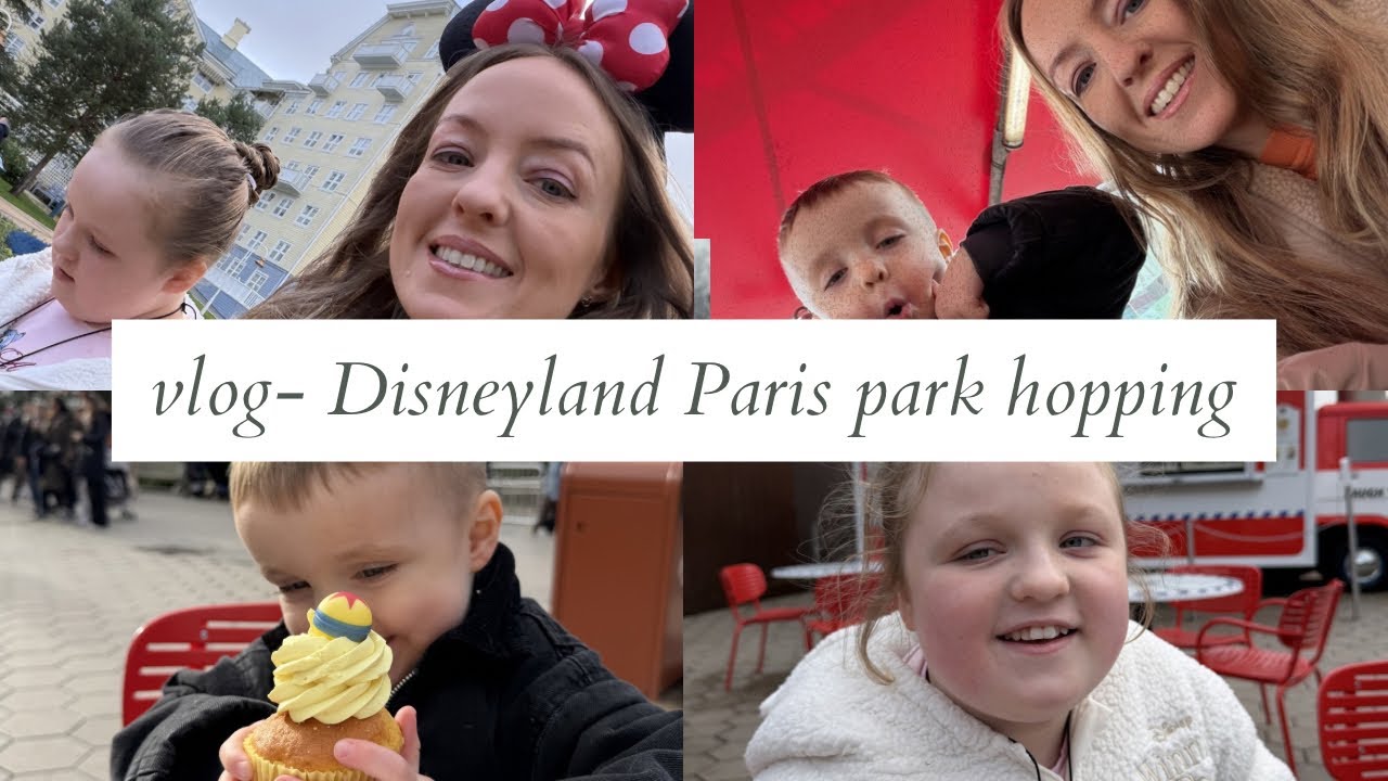 Full park day at Disneyland Paris 🏰✨| Both parks & a Disney Village Evening | Family Vlog 