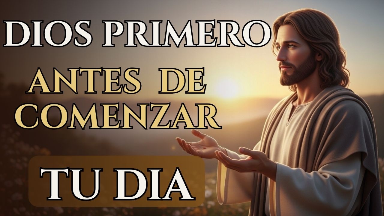 PON A DIOS PRIMERO CADA MAÑANA Y MIRA CÓMO TU VIDA CAMBIA | Oración de la Mañana de Hoy
