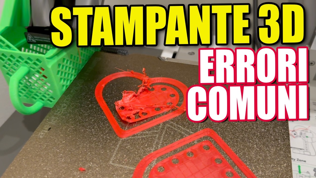 Bambulab A1 Mini: 5 errori comuni nella stampa 3D