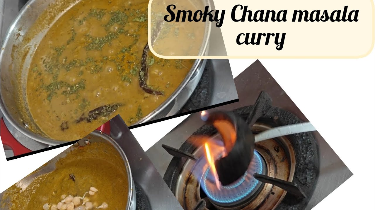 Smoky Chana masala curry || chana masala 