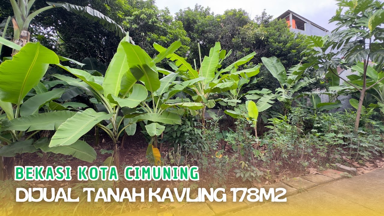 Dijual Cepat Tanah Kavling 178 M2 DiKota Bekasi Harga Murah Dekat Grand Wisata Harga Di bawa Pasaran