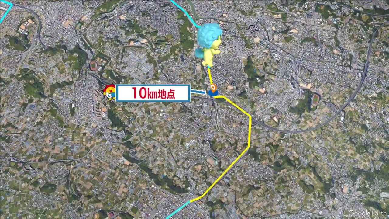第38回 NAHAマラソンのコースを2分半でチェック！